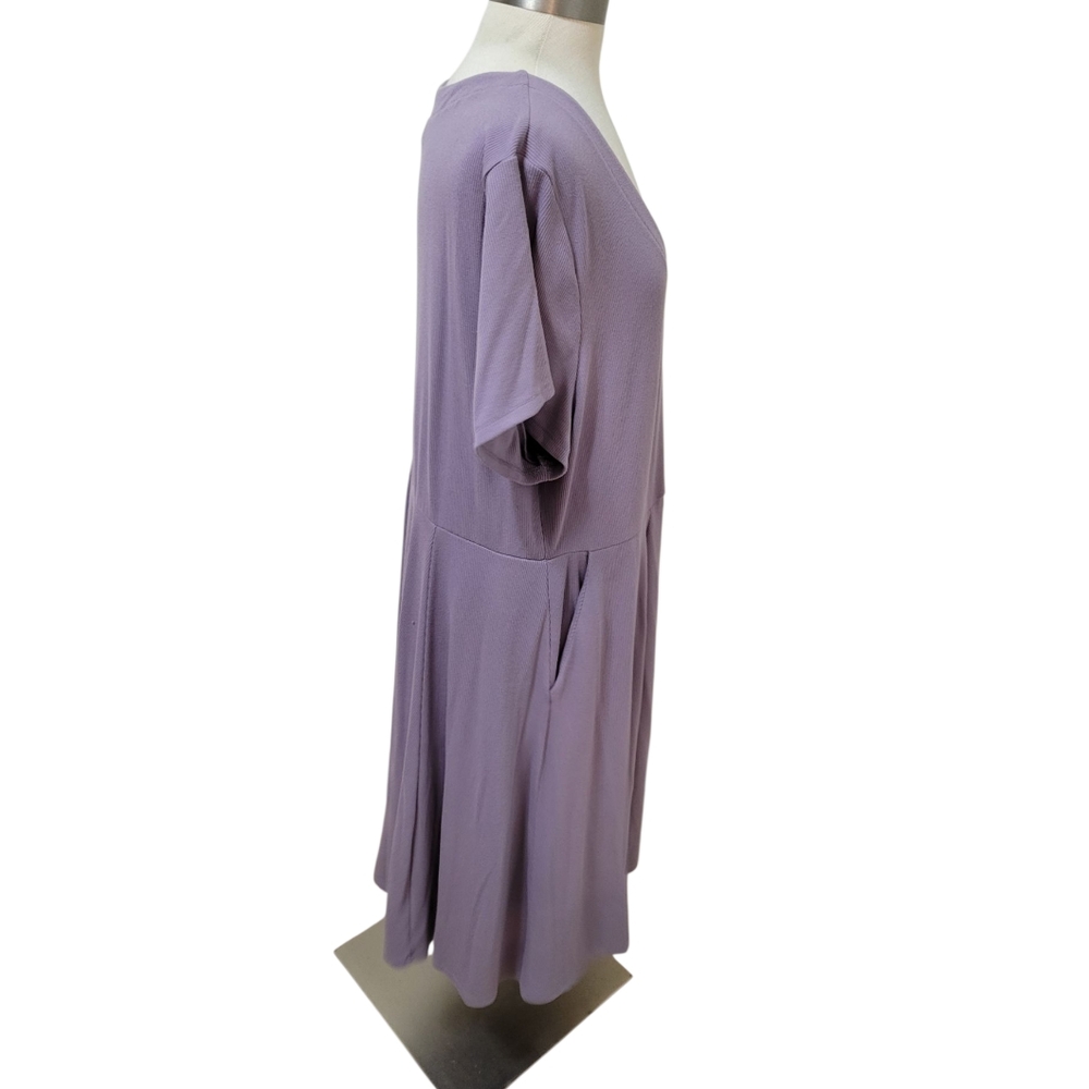 Torrid Mini Ribbed Button Down Skater Dress - Picture 8 of 12